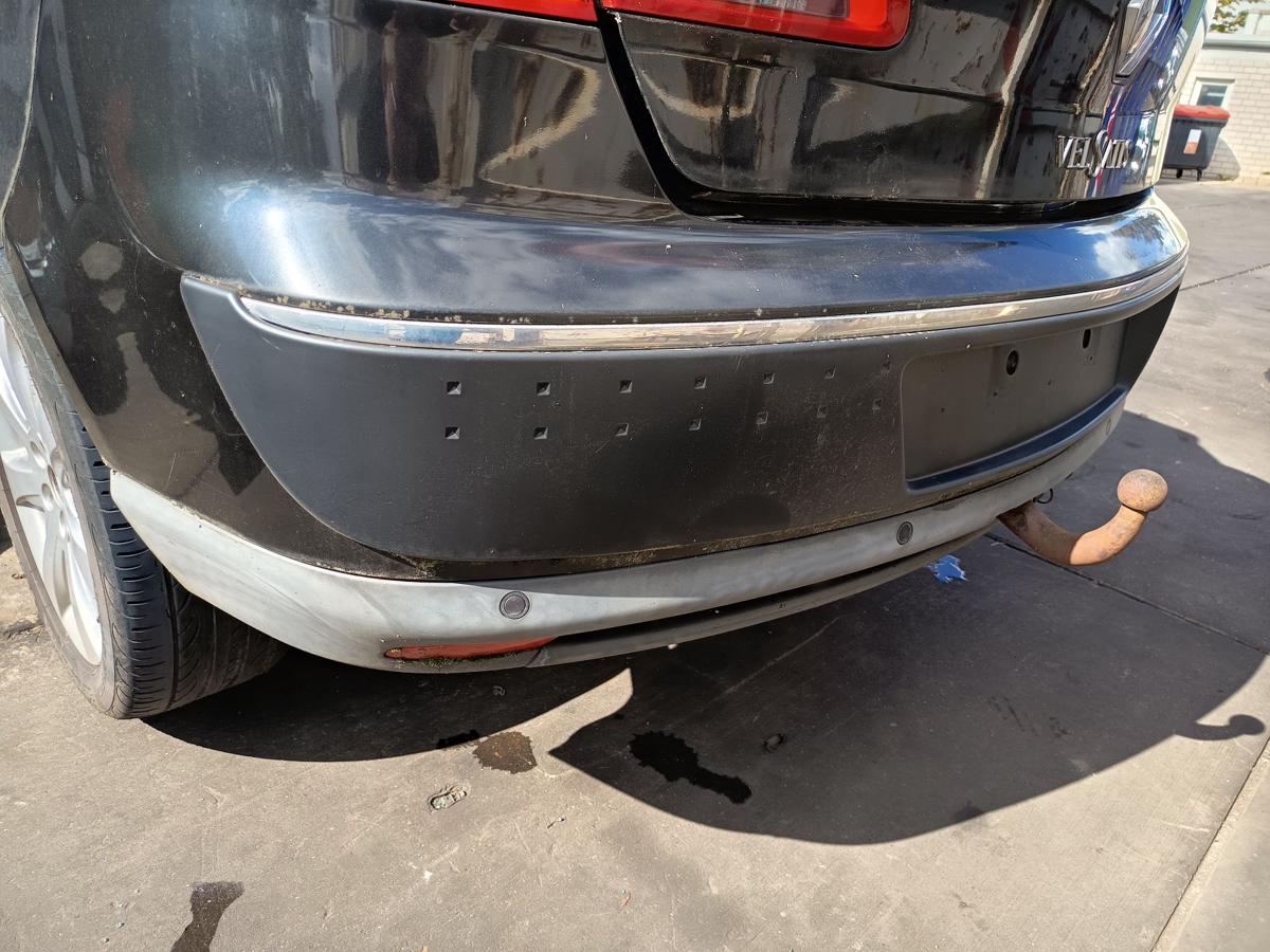Renault Vel Satis original Sto&szlig;stange hinten NV676 Perlschwarz Facelift Bj 05
