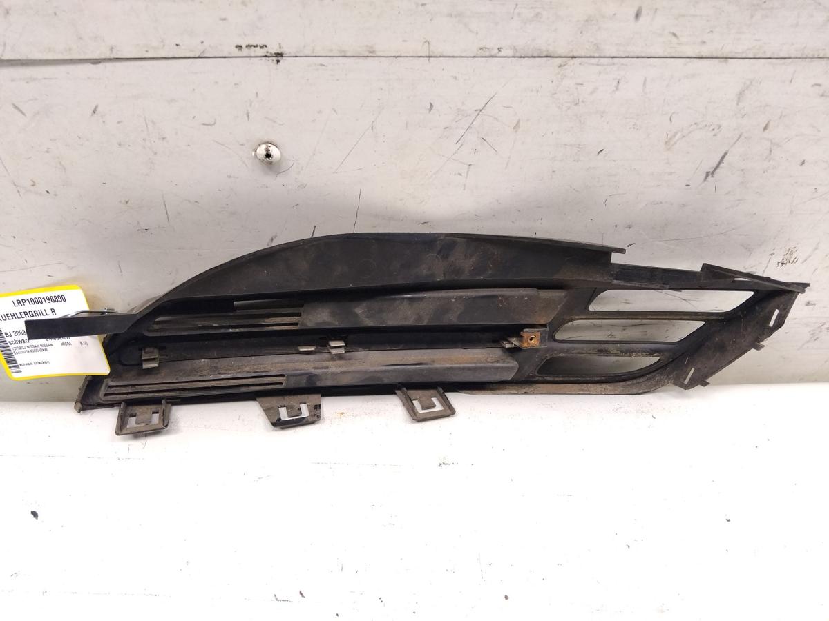 Nissan Micra K12 original Grill K&uuml;hlergrill rechts schwarz unlackiert BJ2003