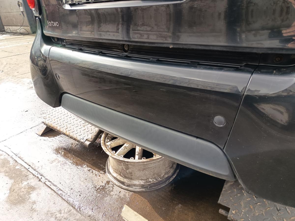 Smart Fortwo original Sto&szlig;stange hinten mitte EA4 schwarz Facelift Bj 2006