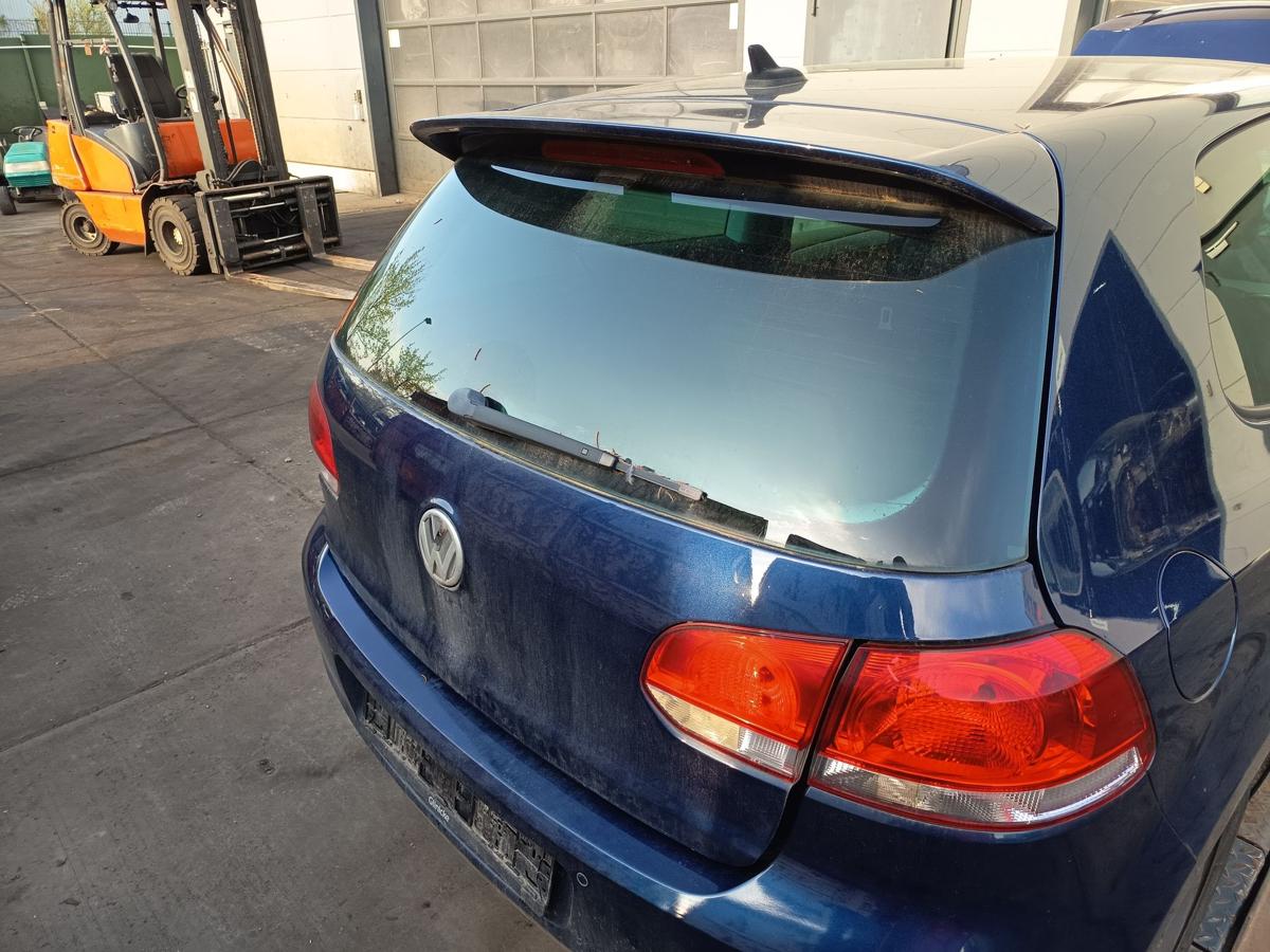 VW Golf VI 5K1 Heckklappe mit Scheibe und Spoiler D5Q Shadow Blue Bj 2011