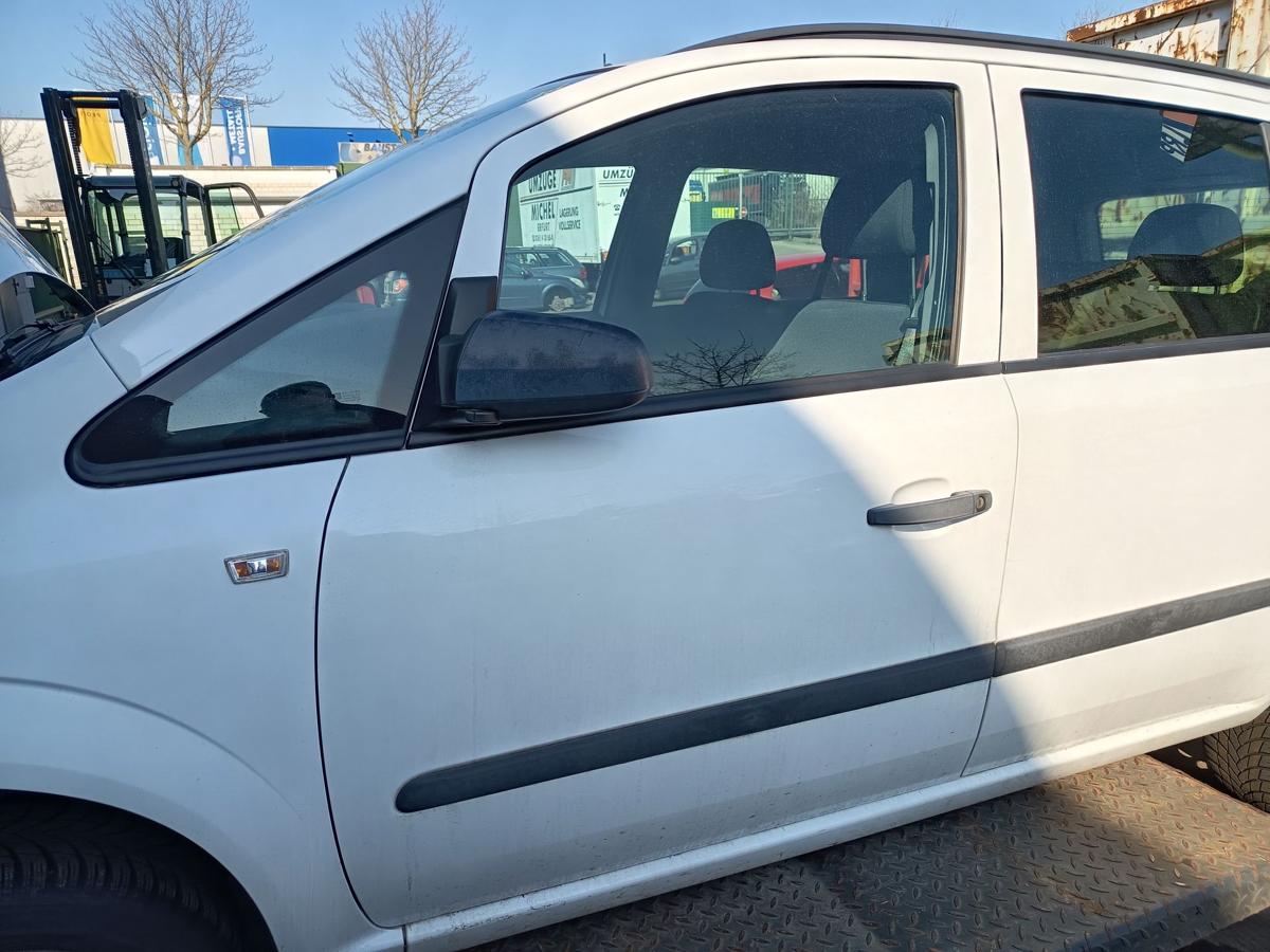 Opel Zafira B original T&uuml;r vorne links Z40R Weiss Baujahr 2009