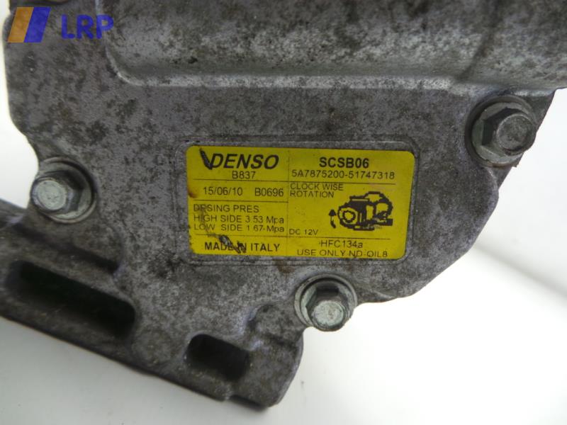 Fiat Panda 169 Klimakompressor 51747318 5A7875200 DENSO BJ2010