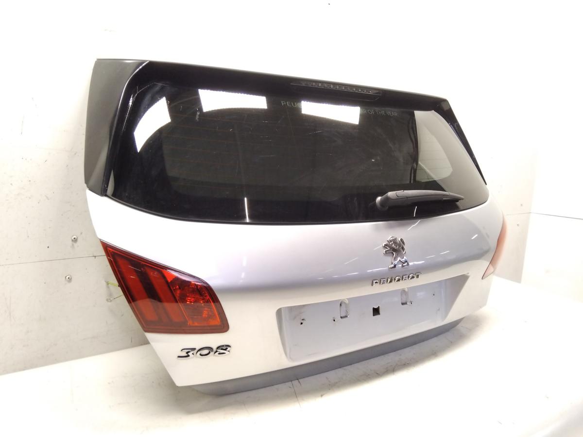 Peugeot 308 II Heckklappe silber mit Heckscheibe und Kamera Bj.2015
