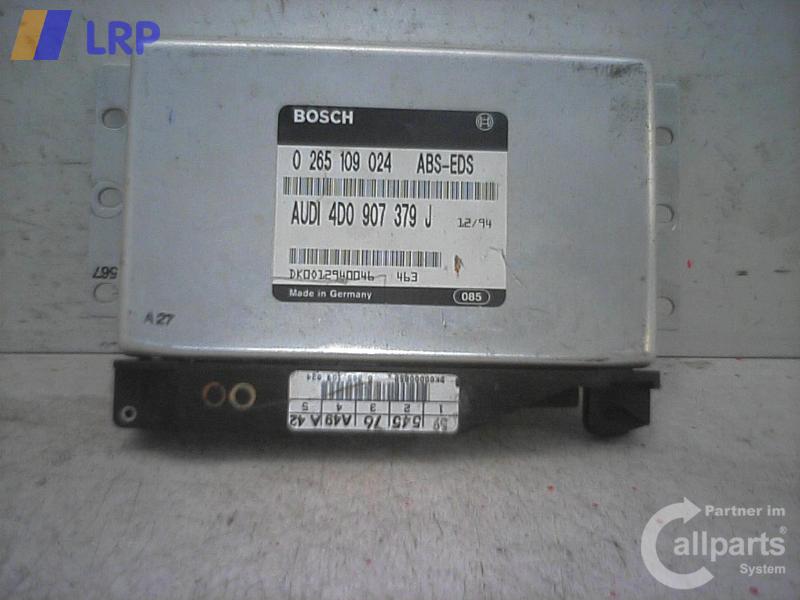 Audi A8 4D original Steuergerät ABS EDS 4D0907379J 0265109024 BOSCH BJ1999