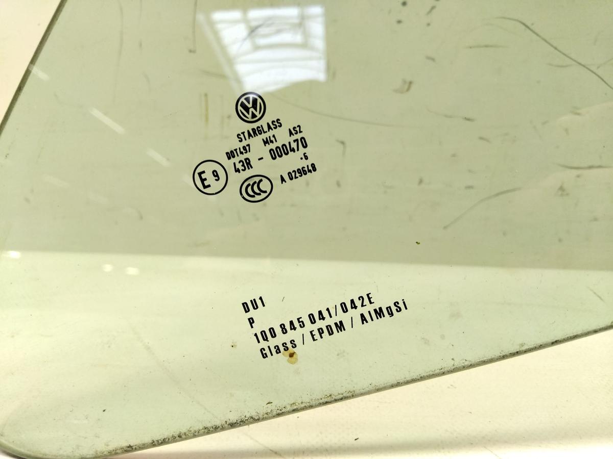 VW Eos Seitenscheibe hinten rechts gr&uuml;ncolor Bj.2006