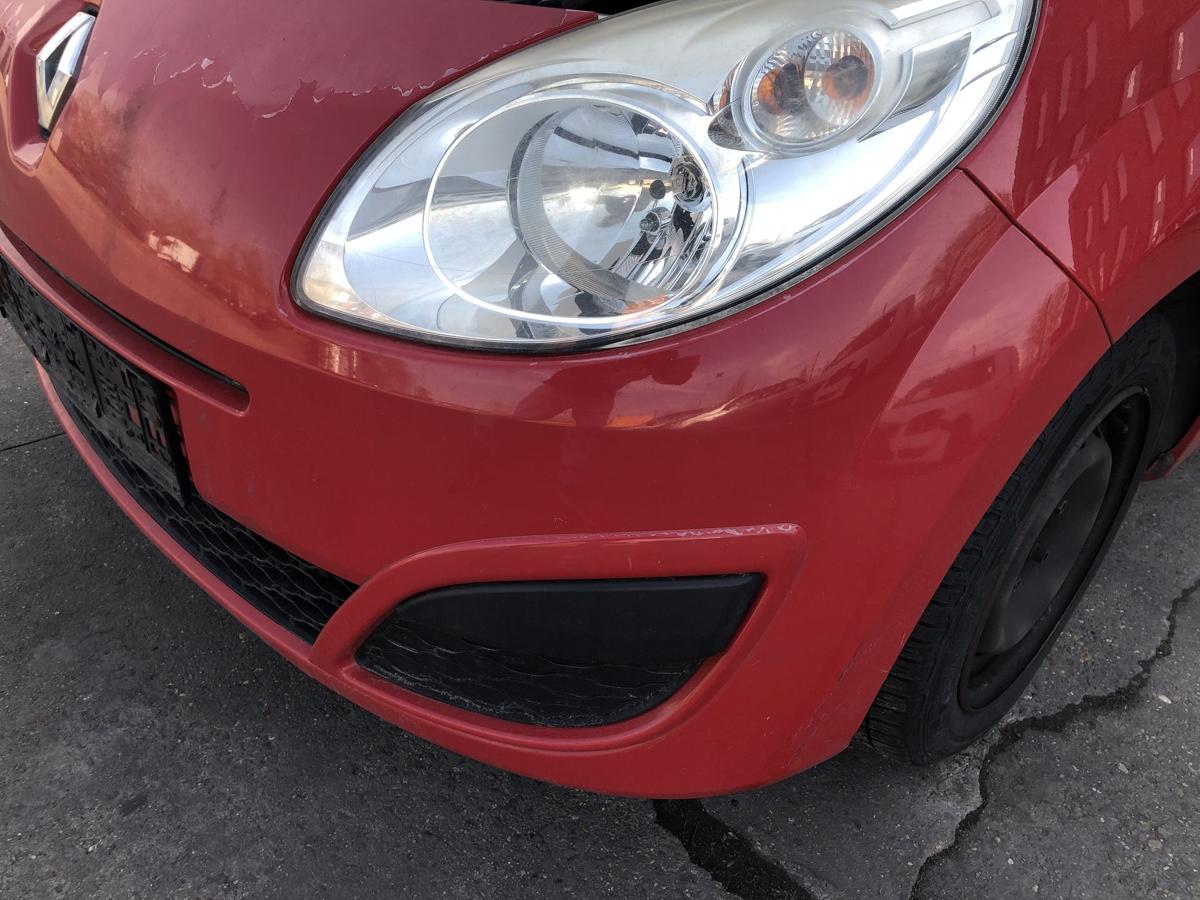 Renault Twingo 2 II Sto&szlig;f&auml;nger vorn Frontsch&uuml;rze Frontsto&szlig;stange OV727 rot