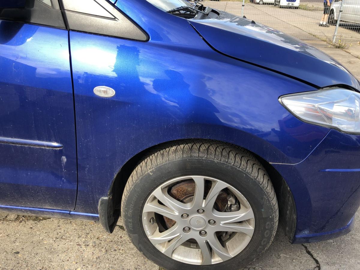 Mazda 5 CR ab 2008 Kotfl&uuml;gel vorn rechts Fahrerseite 34J Aurora Blue