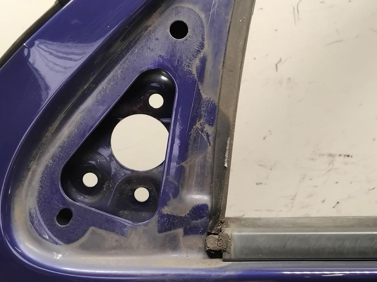 Nissan Micra K12 original T&uuml;r vorn links BW6 Dark Blue Metallic 5t&uuml;rig BJ2003