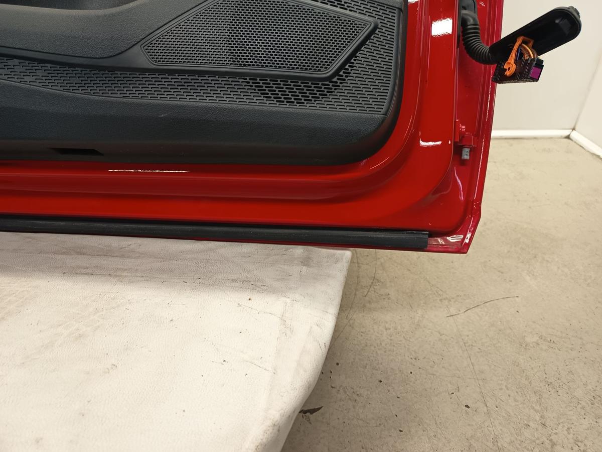 VW Polo VI AW 5TRG original Tür vorn links Fahrerseite LP3G Flashrot Bj 2021