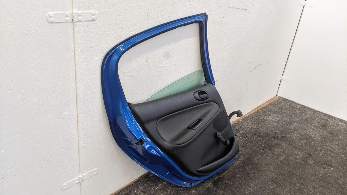 Tür hinten links Fondtür KMF blau Recife Peugeot 206 Modell 03 bis 05