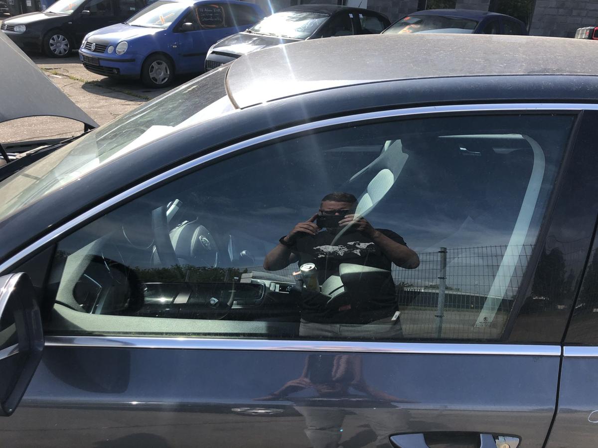Skoda Superb 2 Typ 3T T&uuml;rscheibe vorn links Seitenscheibe Colorglas Scheibe