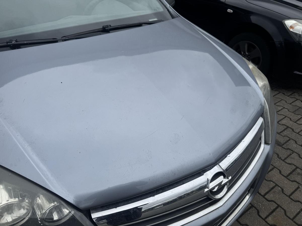 Opel Astra H original Motorhaube Z163 Lichtsilber Lacksch&auml;den Bj.2009