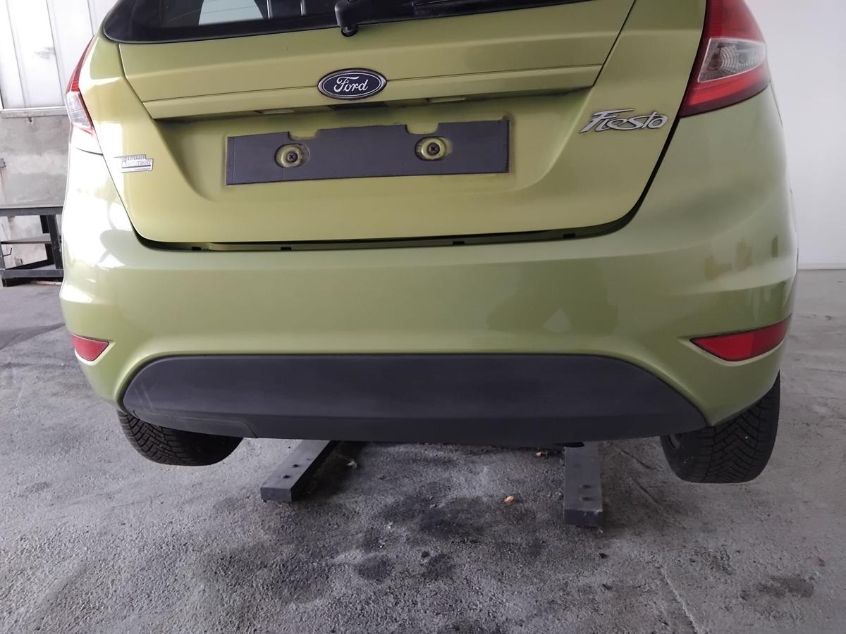 Ford Fiesta JA8 original Stossf&auml;nger Sto&szlig;stange hinten mintgr&uuml;n Squeeze BJ2009