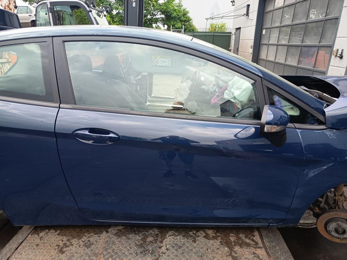 Ford Fiesta Mk7 original T&uuml;r rechts Beifahrer Blazer blau Rohbau Bj 2013