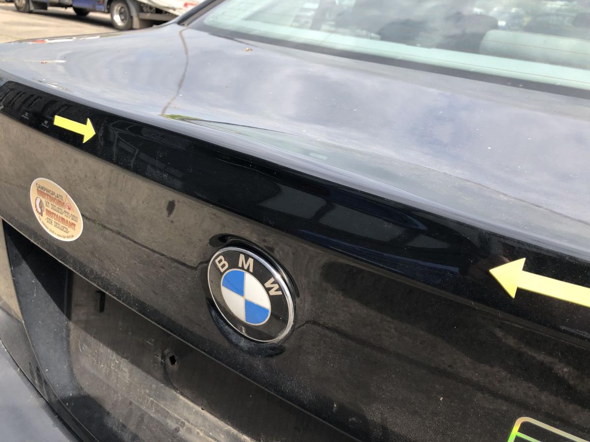 BMW 3er E90 Heckklappe Limo Heckdeckel Kofferklappe schwarz II 668