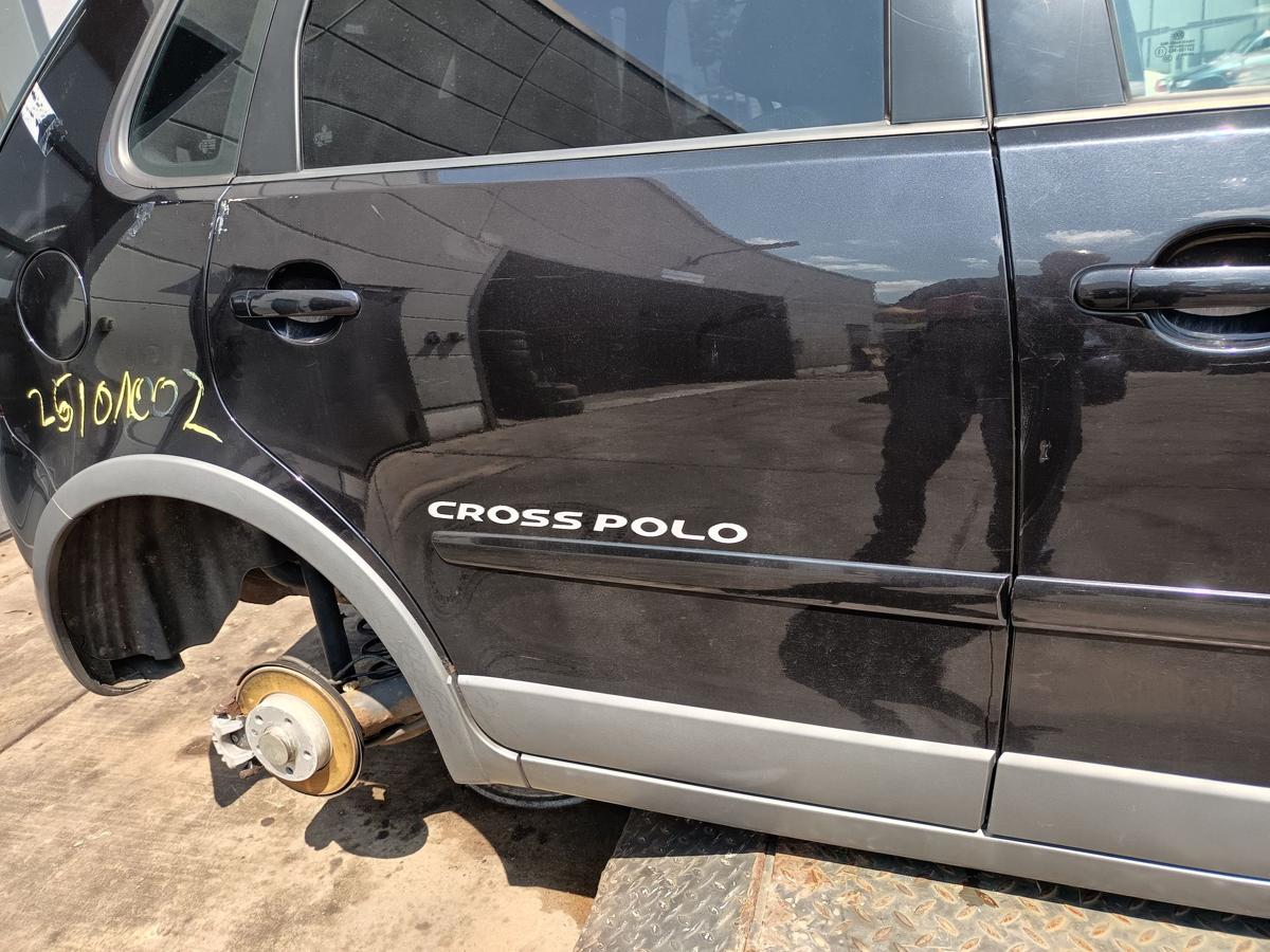 VW Polo Cross 9N3 orig Tür hinten rechts Beifahrerseite LC9Z Black Bj 2007