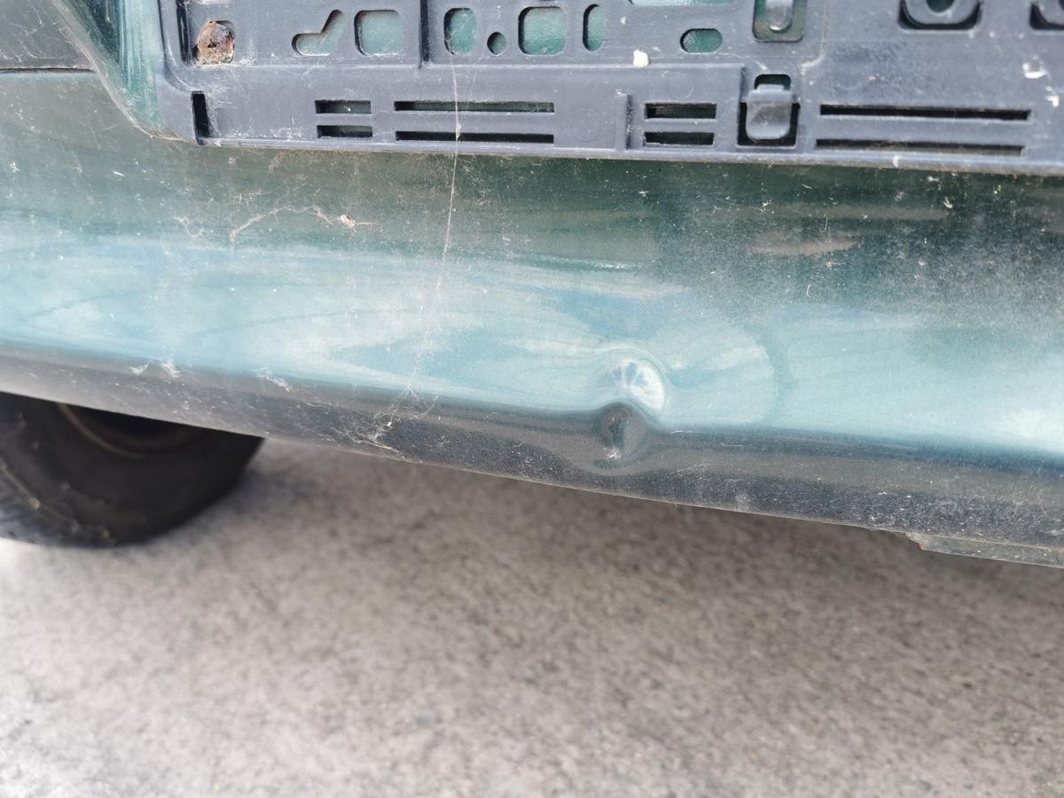 Toyota Yaris P1 Stossfänger Stossstange Bumper hinten 3Trg 6R4 Dark Green Bilder