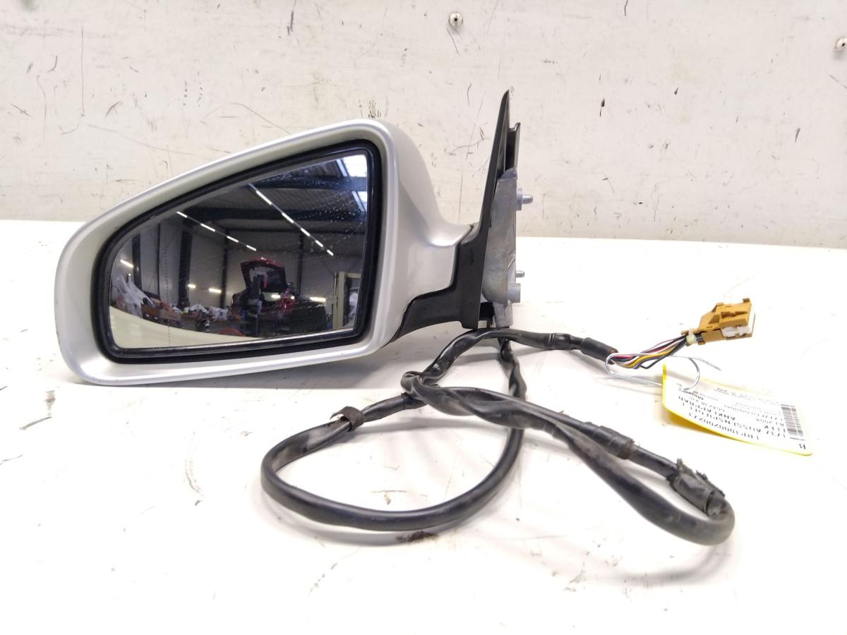 Audi A4 8E Au&szlig;enspiegel links LY7W Lichtsilber elek anklappbar beheizt BJ2004