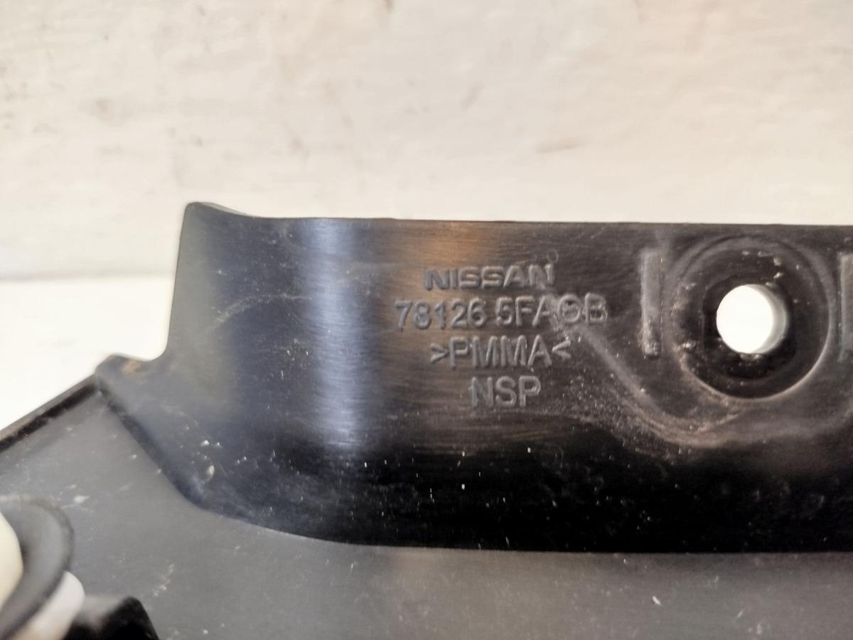 Nissan Micra K14 Verkleidung Blende C-S&auml;ule au&szlig;en rechts Glanzschwarz