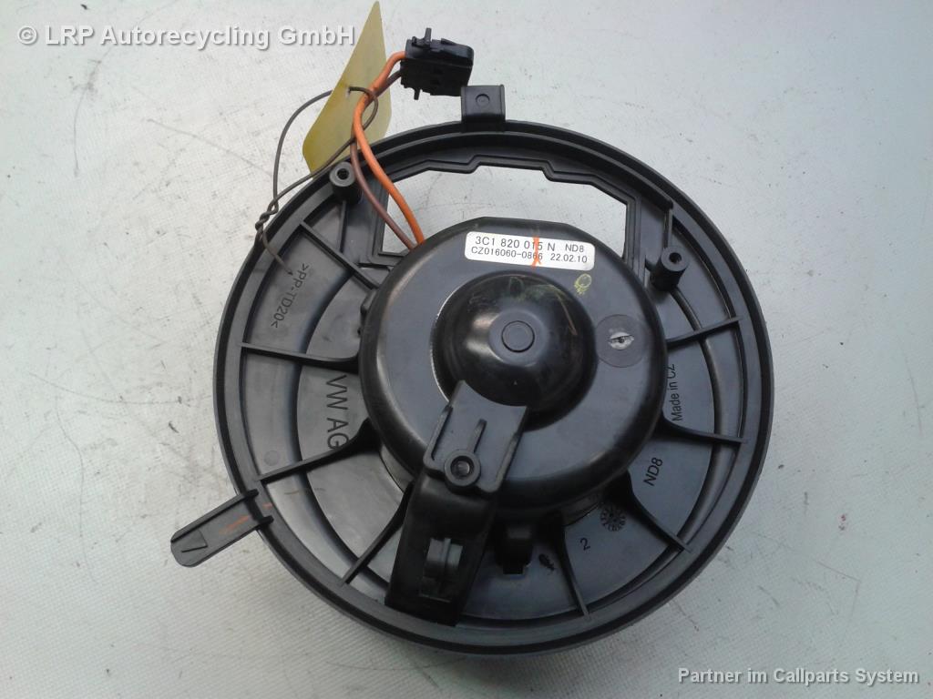 VW Golf 6 BJ2010 Heizungsgebläse Gebläsemotor 3C0820015N Klima