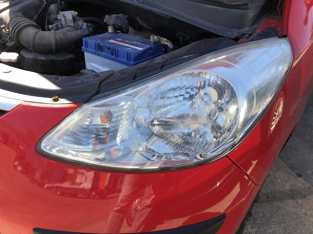 Hyundai i10 PA Scheinwerfer links Frontscheinwerfer Halogen Tr&uuml;bung