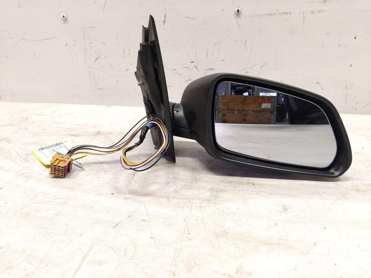 VW Polo 9N3 Au&szlig;enspiegel rechts schwarz unlackiert elektrisch beheizt BJ2006