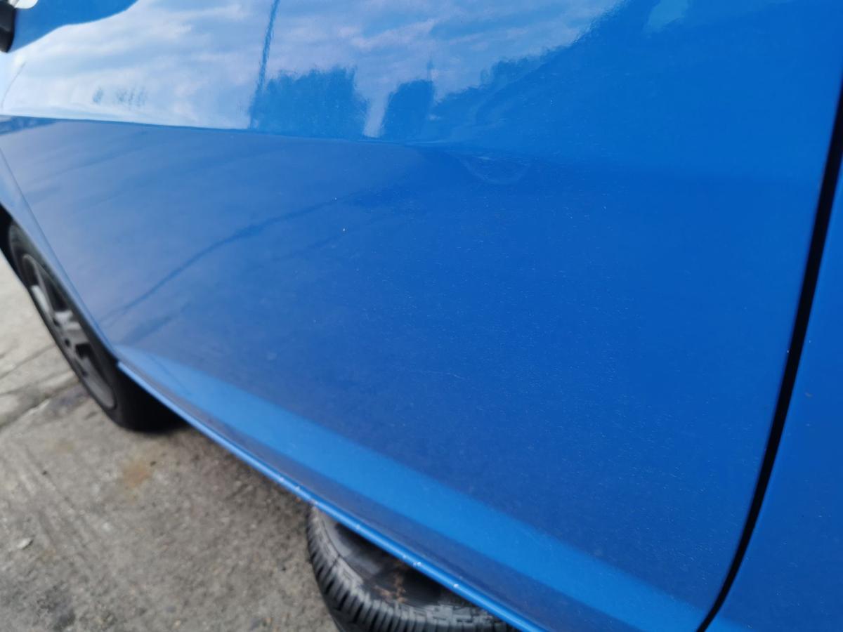 Seat Ibiza 6J Fahrertür Tür Autotür Rohbautür vorn links blau 3trg TEXT BILDER