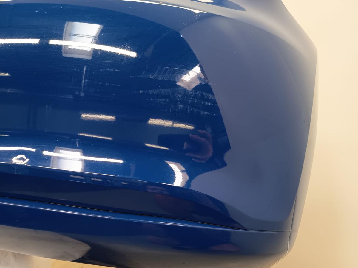 VW Polo V 6R original Stoßstange Fänger hinten/Heck D5E Meerblau Bj 2009