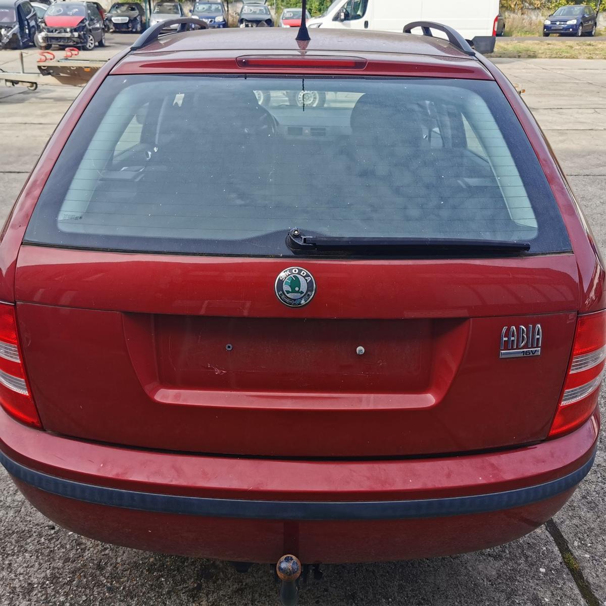 Skoda Fabia Kombi 6Y Heckklapppe Kofferklappe Klappe hinten LF3W Flamencorot met