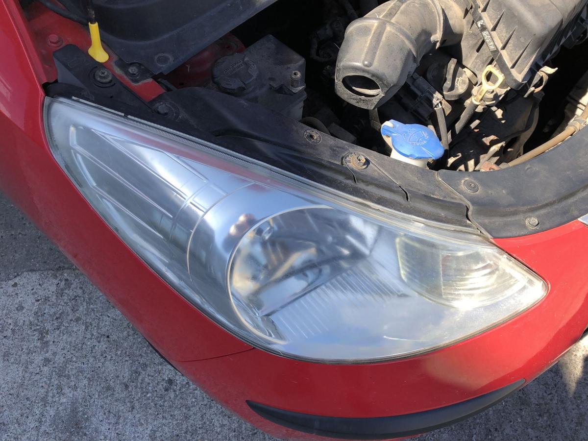 Hyundai i10 PA Scheinwerfer rechts Frontscheinwerfer Halogen Tr&uuml;bung