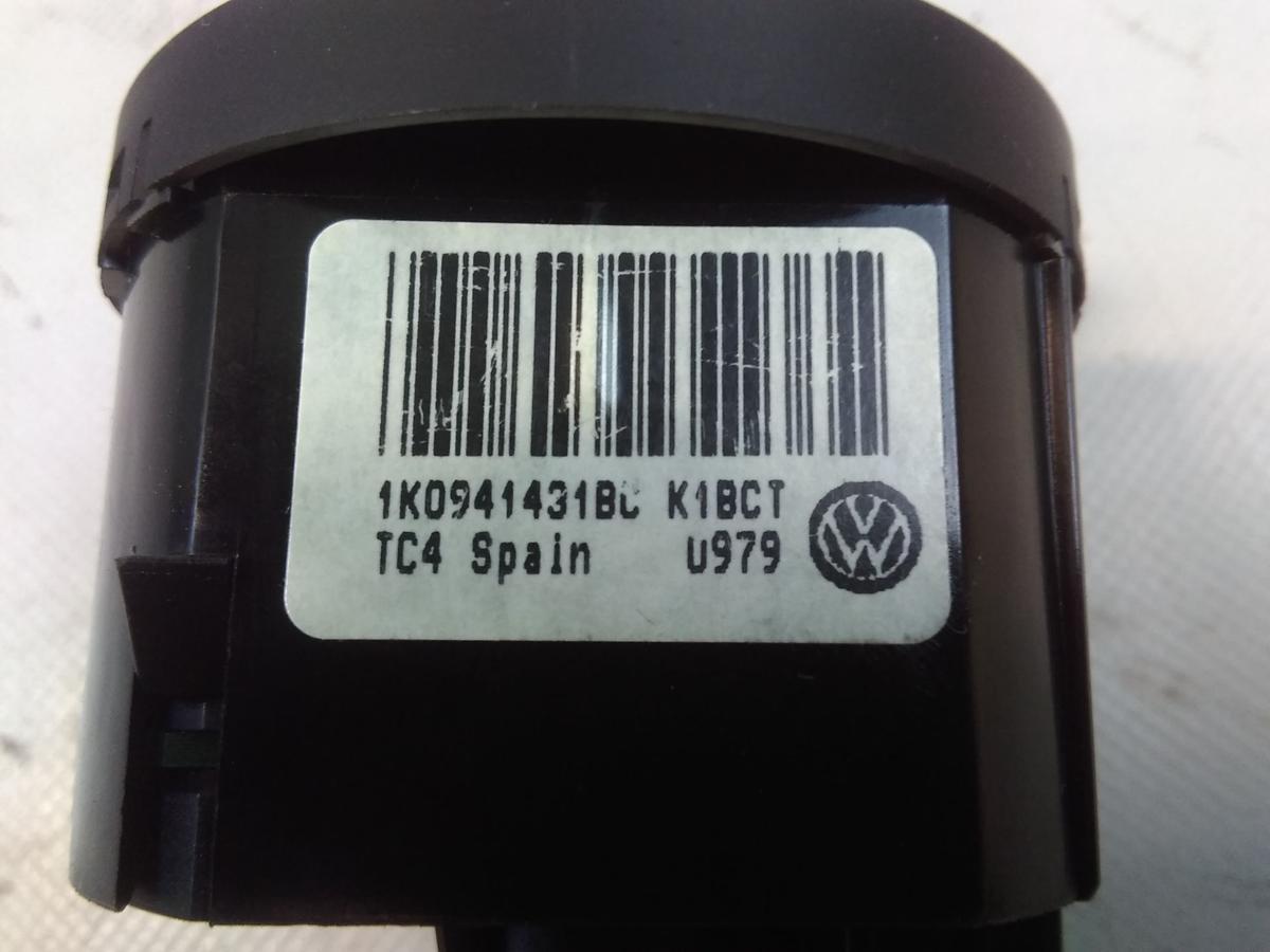 VW Golf Plus II 5M orig Lichtschalter 1K0941431BC ohne Nebelscheinwerfer BJ2009