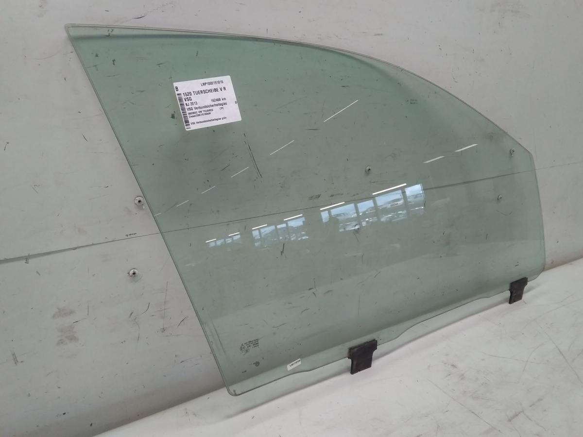 VW Touareg 2 7P Türscheibe vorn rechts VSG Verbundsicherheitsglas grün BJ2013