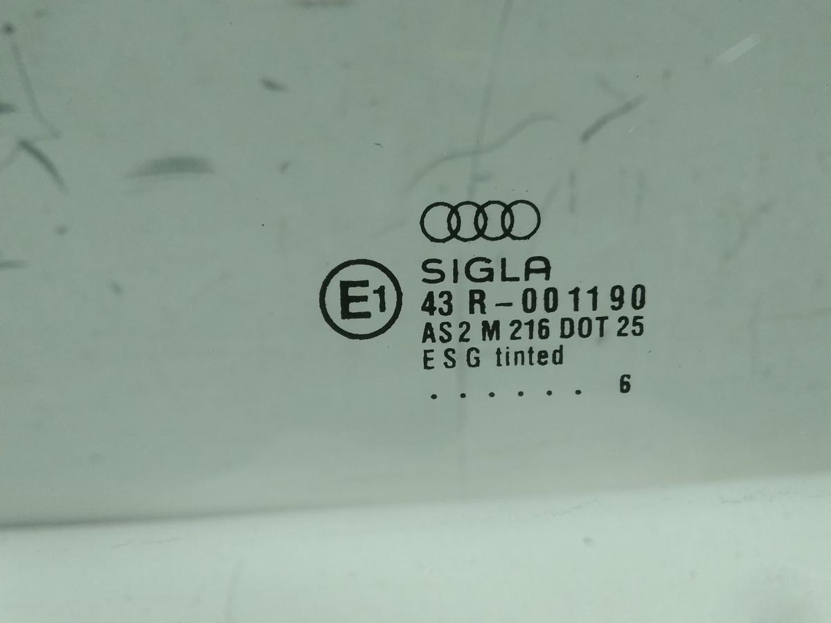 Audi A4 B5 8D Limousine original Türscheibe hinten rechts grüncolor BJ1996