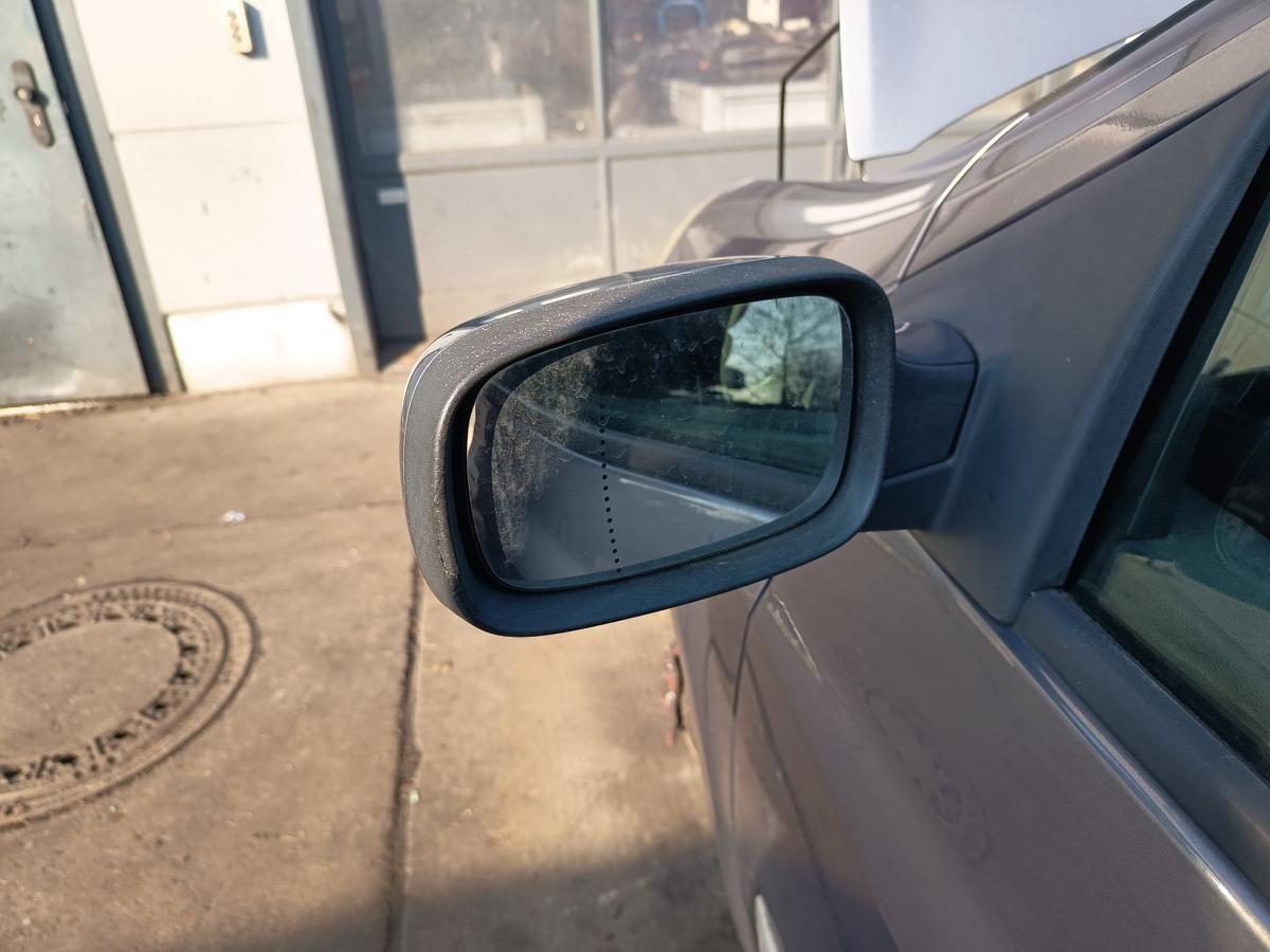 Renault Clio III Kombi orig Au&szlig;enspiegel links elektrisch TEJ47 Gris Blue Bj 08