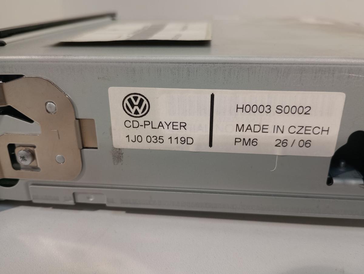 VW Golf IV orig CD Wechsler Player 1J0035119D Bj 2005