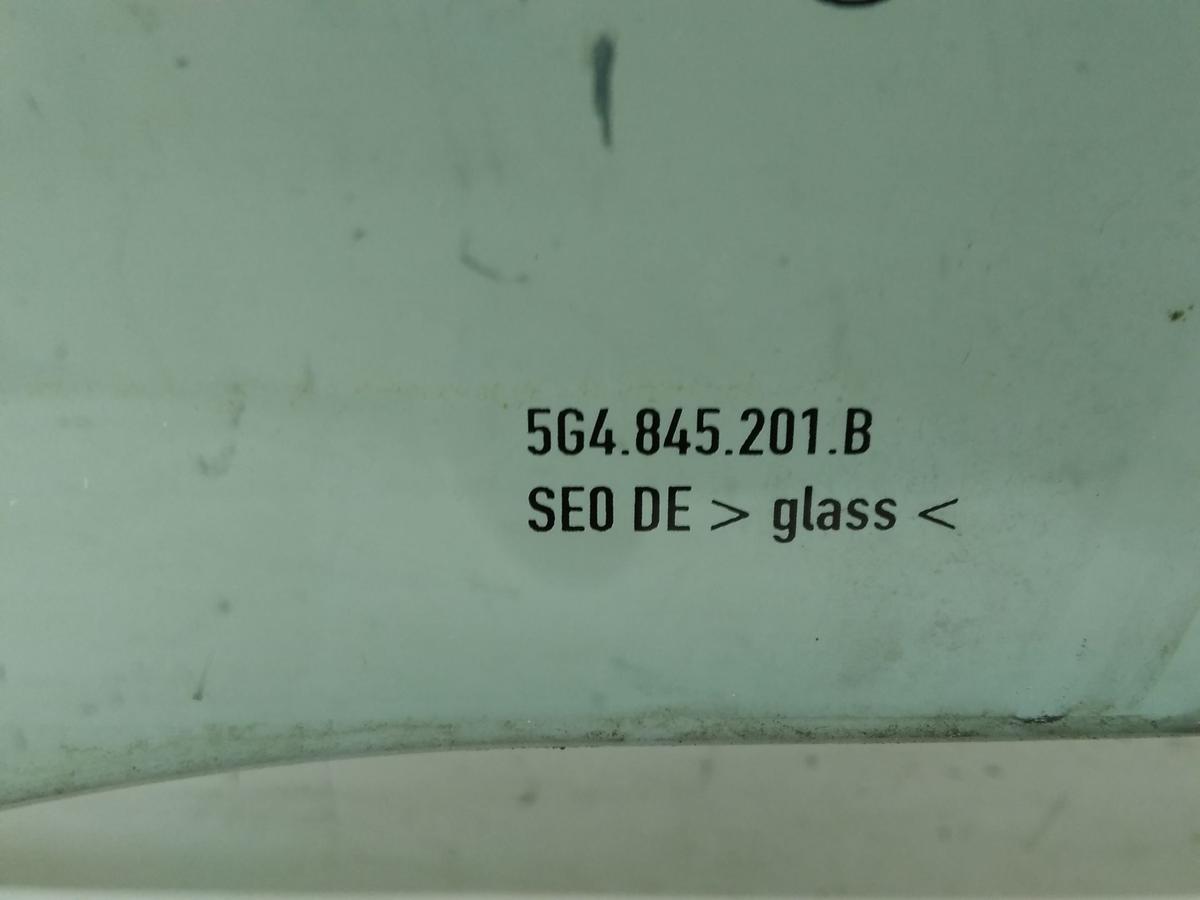 VW Golf VII Variant original T&uuml;rscheibe vorn links gr&uuml;ncolor Kombi 5t&uuml;rig BJ2014