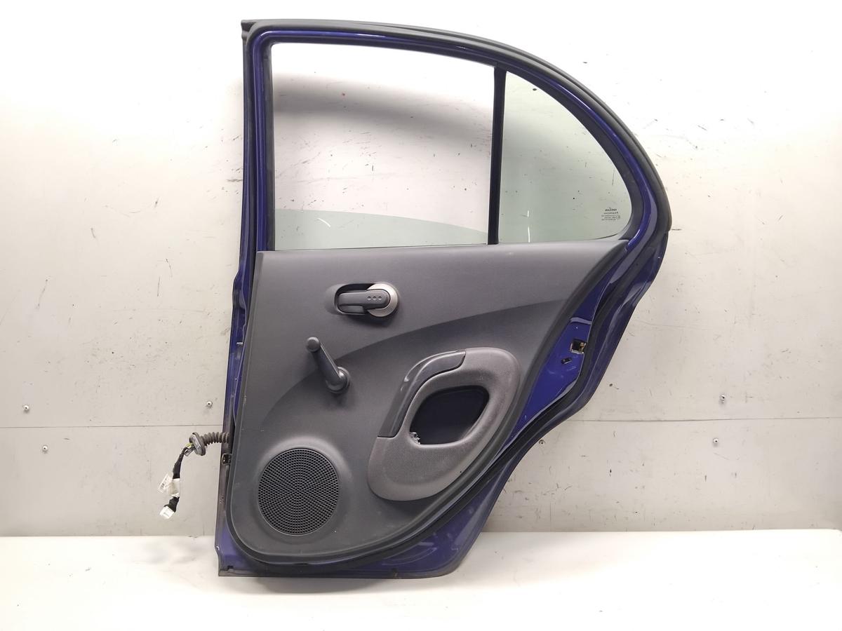 Nissan Micra K12 original T&uuml;r hinten rechts BW6 Dark Blue Metallic BJ2003