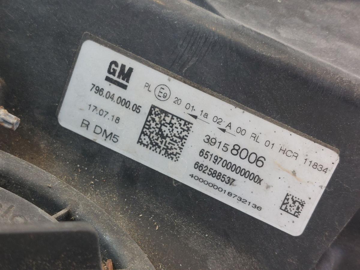 Opel Astra K B16 Caravan Scheinwerfer rechts Halogen mit LED Tagfahrlicht Lampe