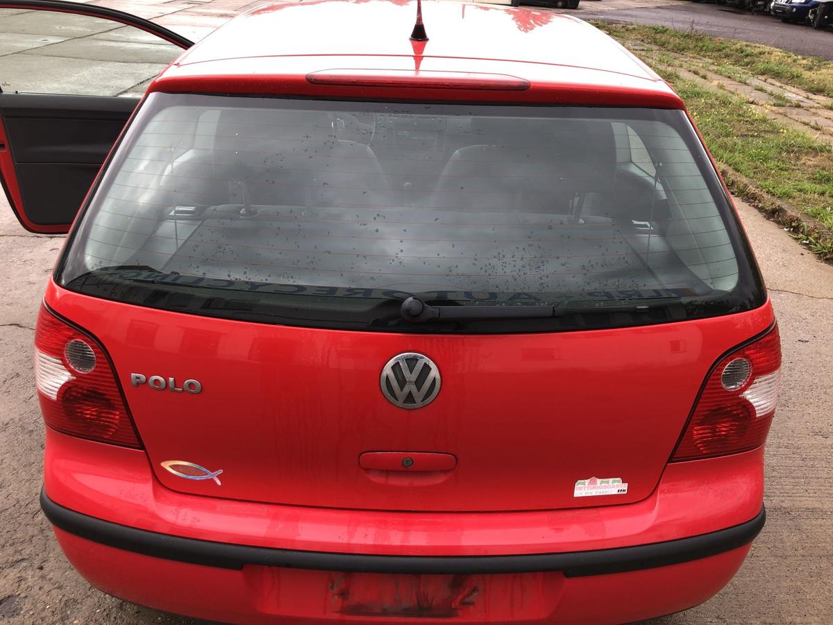 VW Polo 9N 9N1 Heckklappe Kofferraumklappe Heckdeckel LP3G Flashrot Rohbau