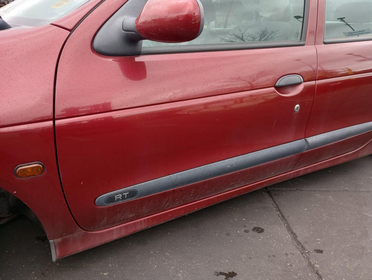 Renault Megane I 1 orig Tür vorne links Fahrertür NV783 Rouge Nacre Bj 1997