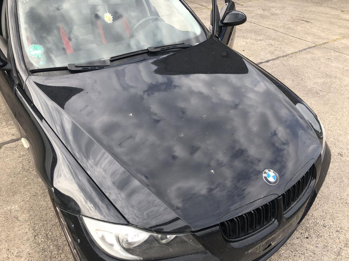 BMW 3er E90 Motorhaube Haube Frontklappe Frontdeckel schwarz II 668