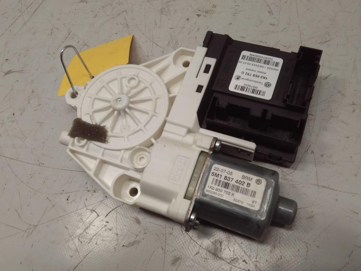 VW Golf Plus 5M original Fensterhebermotor vorn rechts mit T&uuml;rsteuerger&auml;t BJ2006