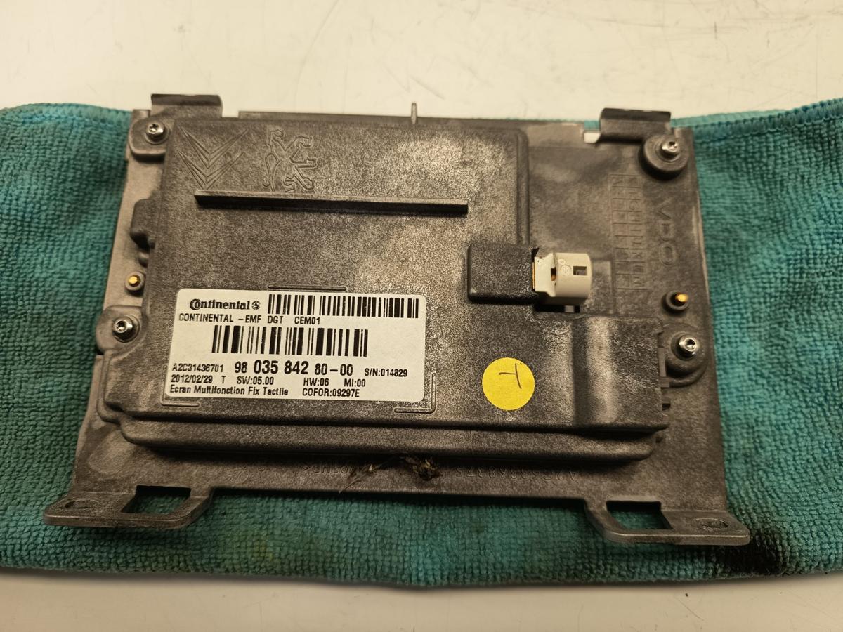 Peugeot 208 I orig Display Bildschirm Navi Radio Touchpad Bj 2012