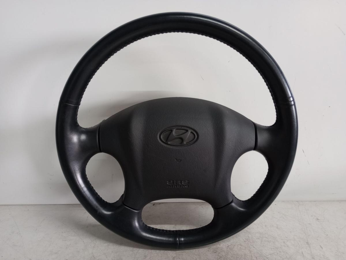 Hyundai Tucson 1 original Lederlenkrad 4 Speichen Bj 2006