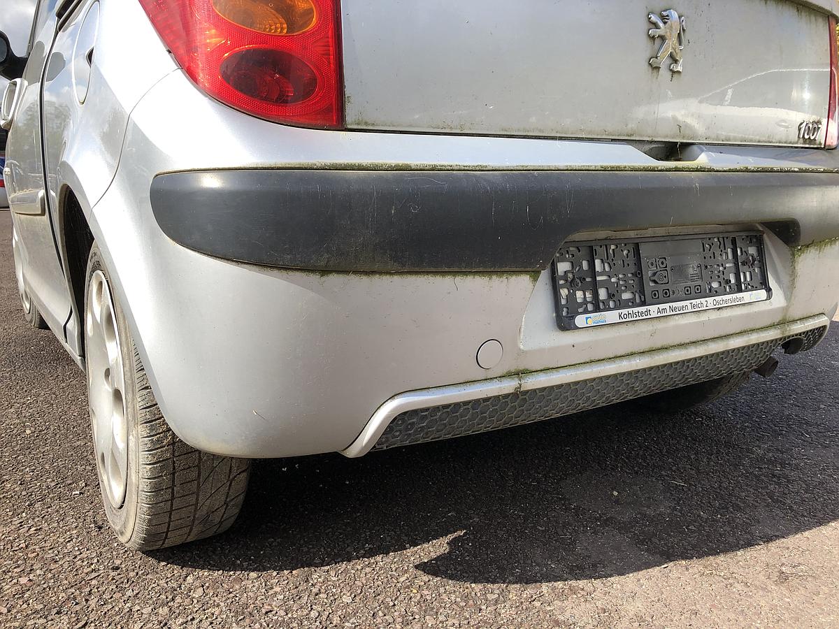 Peugeot 1007 Stossfänger hinten Stossstange Bumper