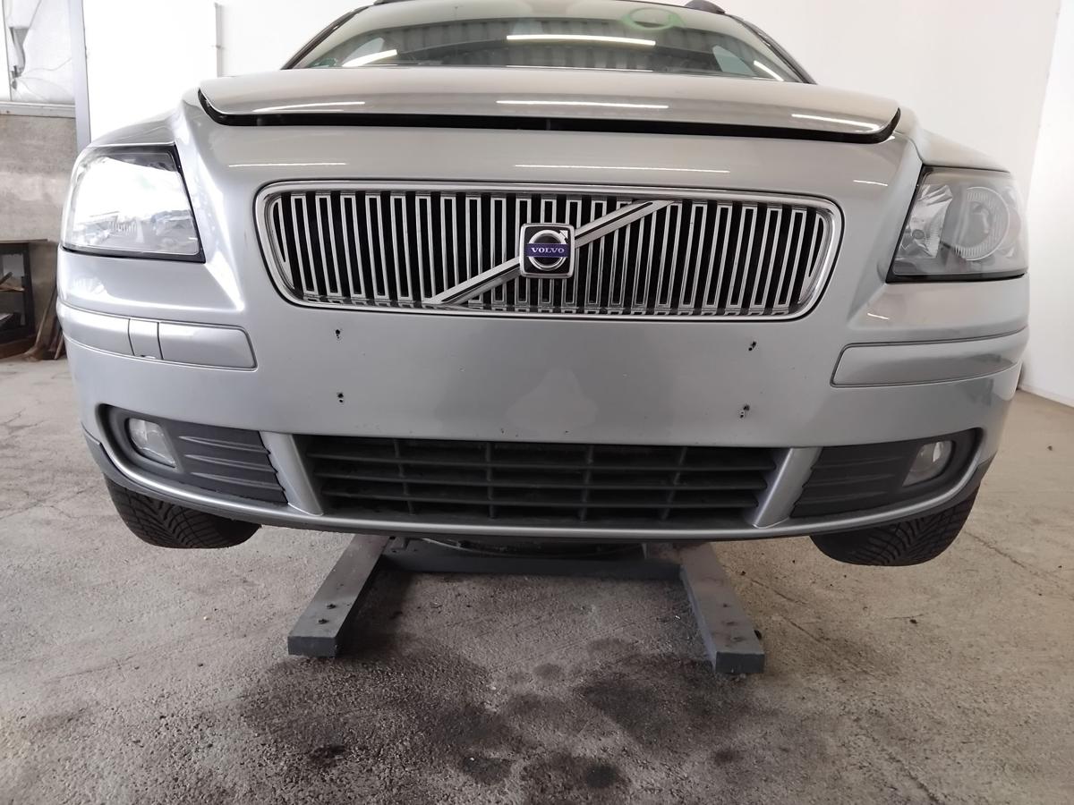 Volvo V50 S40 II original Stossf&auml;nger Sto&szlig;stange vorn 477 Electric Silber BJ2007