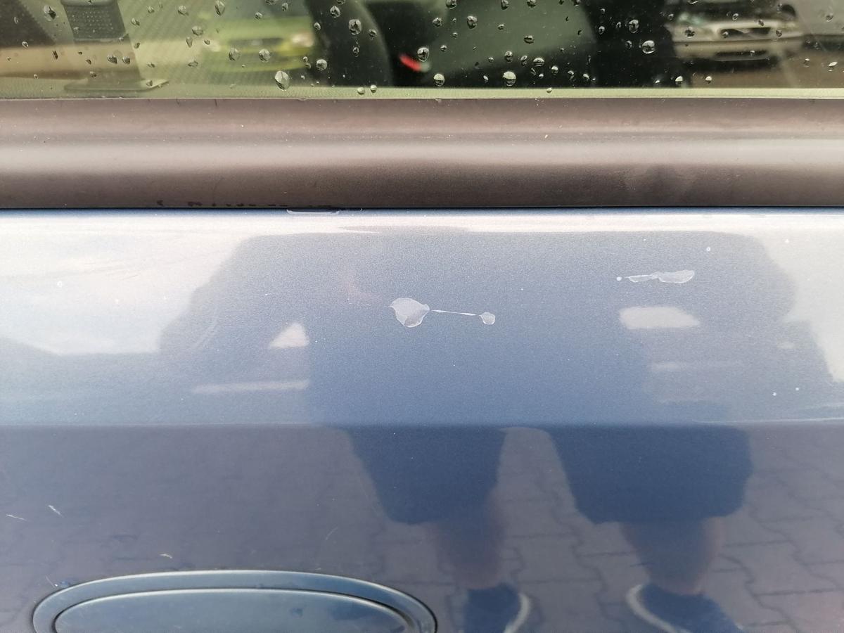 Opel Meriva A original T&uuml;r vorn rechts Blaumetallic Z21T Eisenherz Rohbau Bj.2008