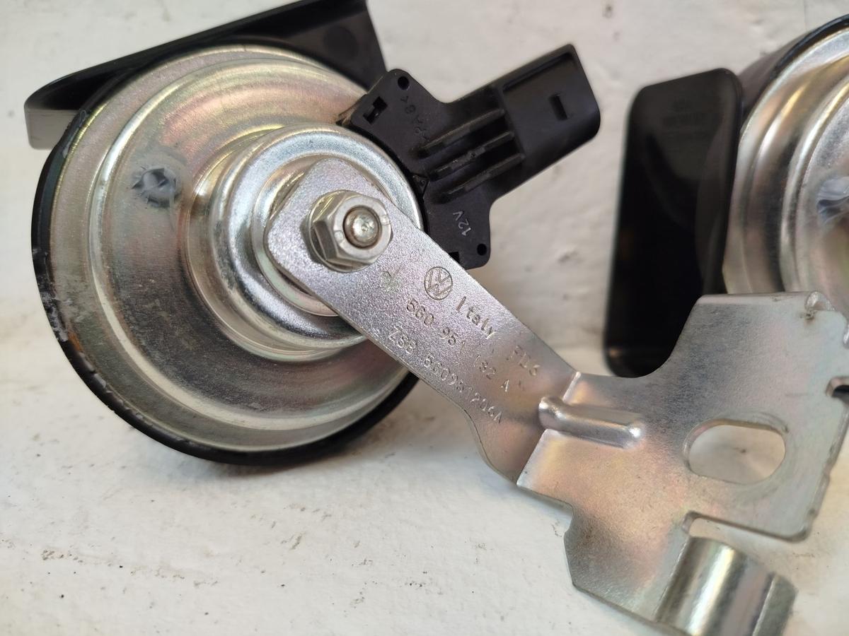VW Golf VII 7 5G Satz Signalhorn Hupen Fanfaren Hochton Tiefton linke rechts