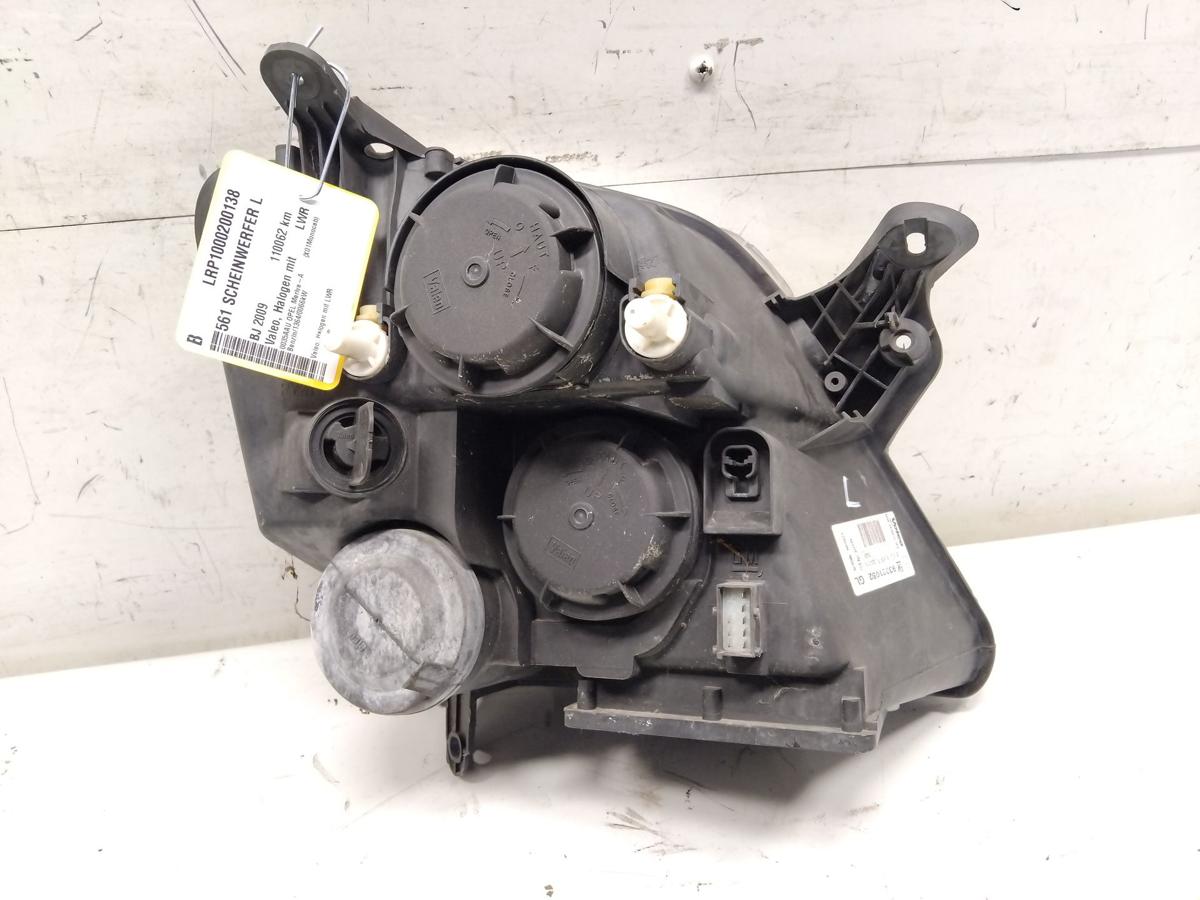 Opel Meriva A original Scheinwerfer links Valeo Halogen mit LWR 93321052 BJ2009