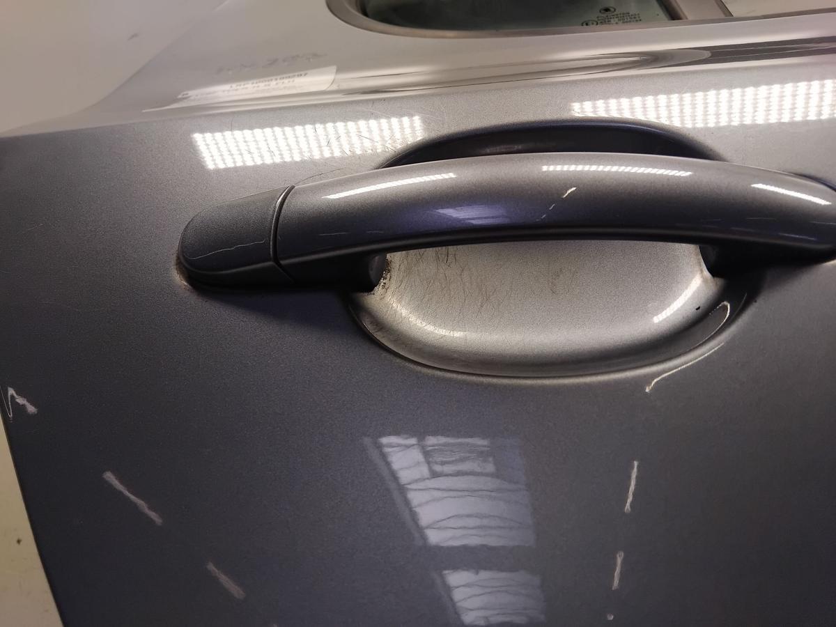 Skoda Fabia 2 Facelift T&uuml;r hinten rechts LF8L Platingrau Limo 5-t&uuml;rig BJ2013